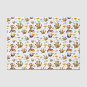 Papel De Seda Núcleo de algodão Estética de cogumelos