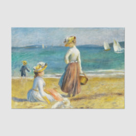 Papel De Seda Números na Praia, Auguste Renoir Decoupage Art