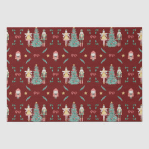 Papel De Seda Nutcracker Ballerina Natal