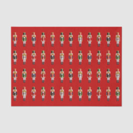 Papel De Seda Nutcrackers do Natal