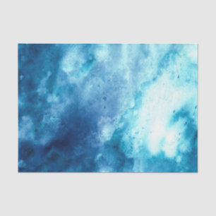 Papel De Seda Nuvens Abstrato de Aquarela do Céu Desenho 10x15