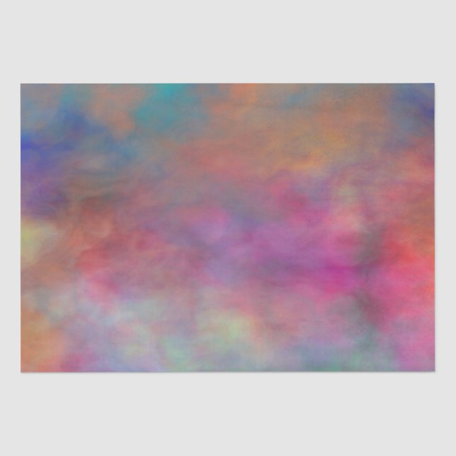 Papel De Seda Nuvens Arco-Íris (Frente )