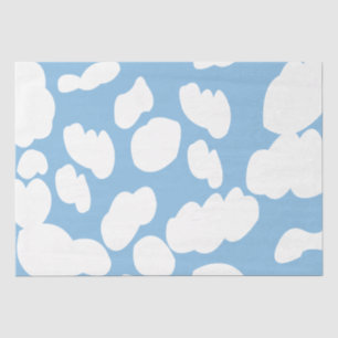 Papel De Seda Nuvens Céu Azul Nuvens