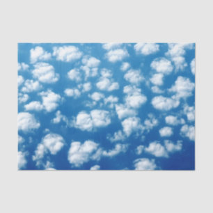 Papel De Seda Nuvens no padrão do céu