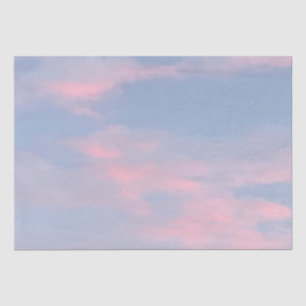 Papel De Seda Nuvens rosa personalizáveis
