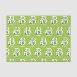 Papel De Seda O ABC do Dr. Seuss: Letra B - Branco Adicione se