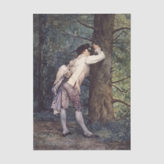 Papel De Seda O Amante na Floresta (Cena de Amor Romântico)
