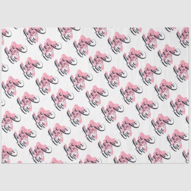 Papel De Seda O amor está no ar (Frente )