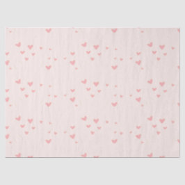 Papel De Seda O amor está no ar, corações cor-de-rosa