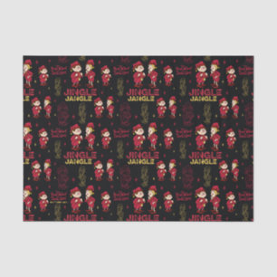 Papel De Seda O ANO SEM SANTA CLAUS™ Padrão Elf