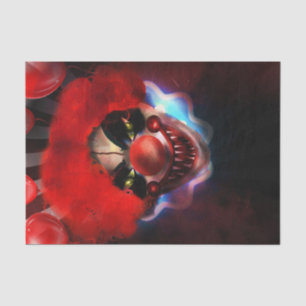 Papel De Seda O Assassino Assustador do Palhaço de Halloween