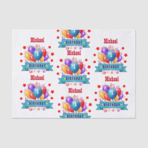 Papel De Seda ø Balões coloridos festivos V10IZ do aniversári