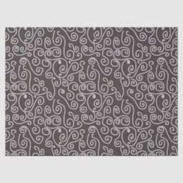 Papel De Seda O branco roda em cinzas