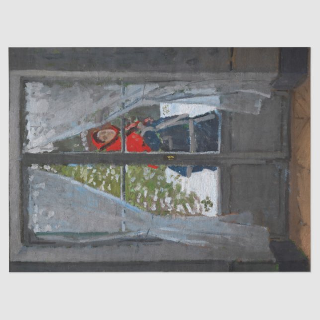 Papel De Seda O Caco Vermelho, Madame Monet, por Claude Monet (Frente )