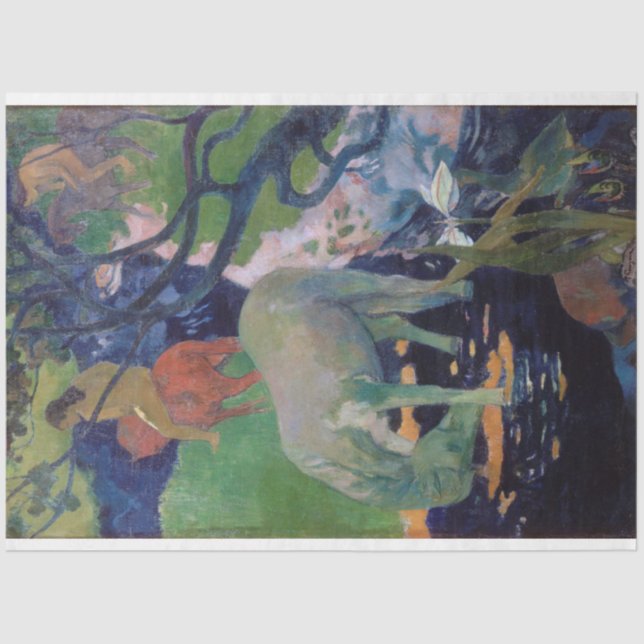 Papel De Seda O Cavalo Branco, Gauguin (Frente )