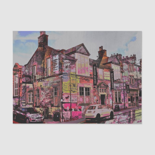 Papel De Seda O centro de Gregson, Lancaster (Frente )