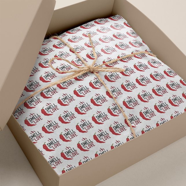 Papel De Seda O Chile Vermelho Cheira o Amor (Criador carregado)