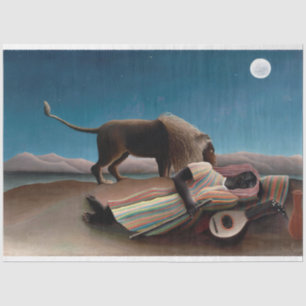 Papel De Seda O cigano dormindo, Henri Rousseau