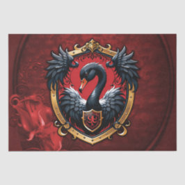 Papel De Seda O Cisne Negro é um símbolo de elegância e poder.