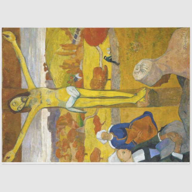 Papel De Seda O Cristo Amarelo, Gauguin (Frente )