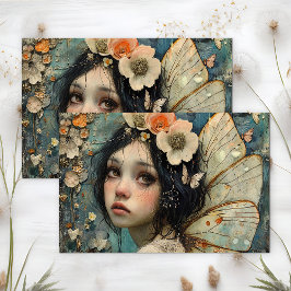 PAPEL DE SEDA O DECOUPAGE DA PEQUENA FADA
