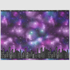 Papel De Seda O Design 12 Starry Skyline Series