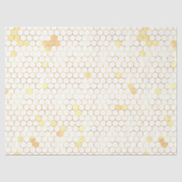 Papel De Seda O Design 6 da Série Bee Rosa e Dourada