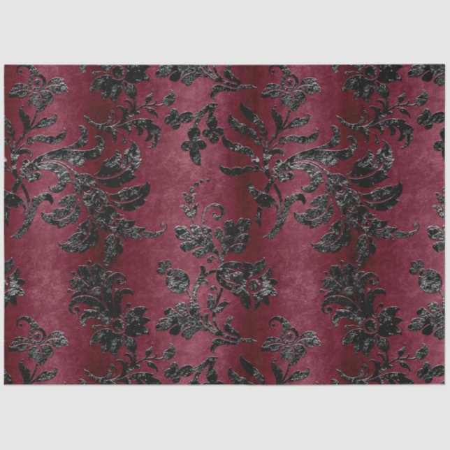 Papel De Seda O Design da série Black Velvet 1 (Frente )