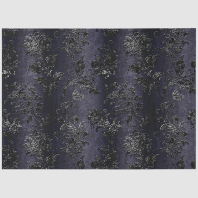 Papel De Seda O Design da série Black Velvet 8 (Frente )