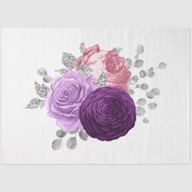 Papel De Seda O Design da série Buquê 156 (Frente )