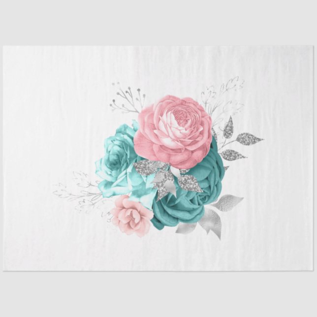 Papel De Seda O Design da série Buquê 168 (Frente )