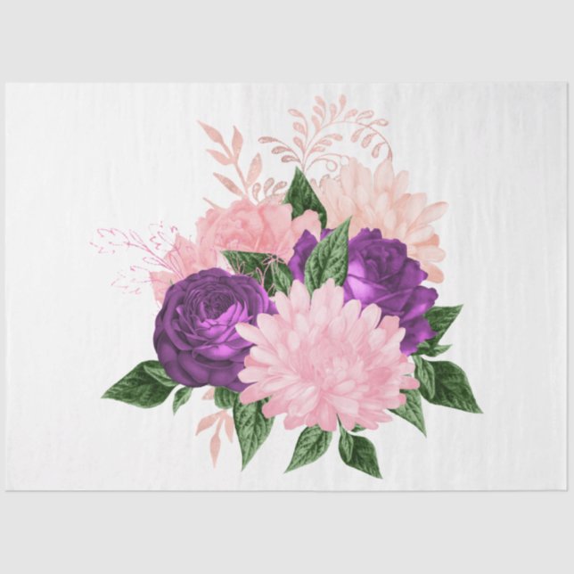 Papel De Seda O Design da série Buquê 175 (Frente )