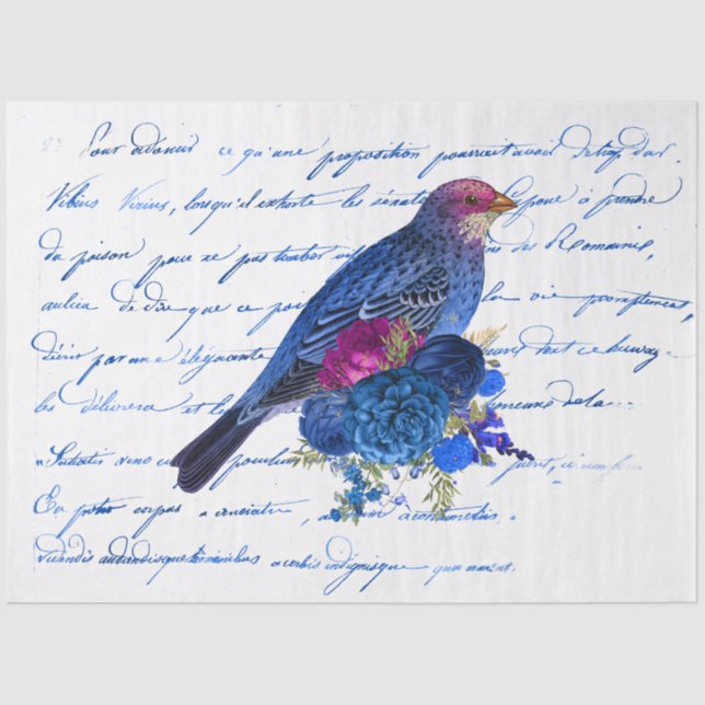 Papel De Seda O Design da série de Buquês 103 (Frente )