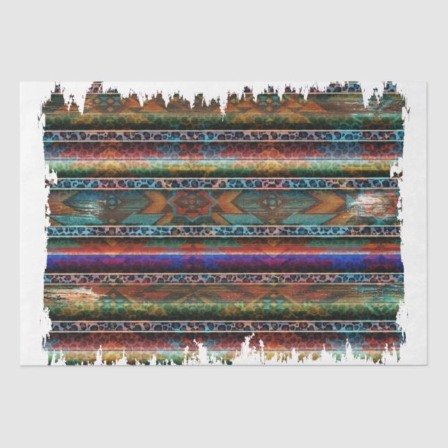 Papel De Seda O Design da série ocidental 11 (Frente )