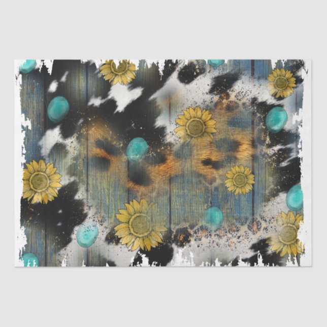 Papel De Seda O Design da série ocidental 20 (Frente )