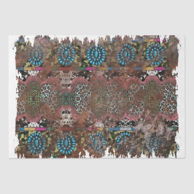 Papel De Seda O Design da série ocidental 22 (Frente )