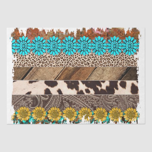 Papel De Seda O Design da série ocidental 23 (Frente )