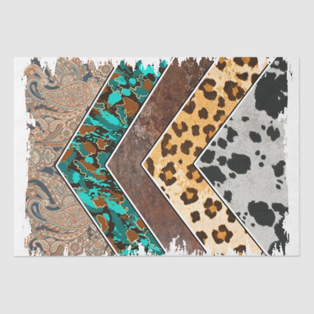 Papel De Seda O Design da série ocidental 25 (Frente )