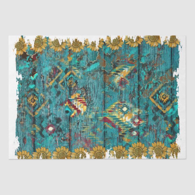 Papel De Seda O Design da série ocidental 27 (Frente )