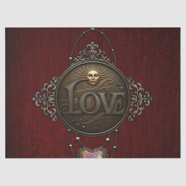 Papel De Seda O Emblema do Amor. (Frente )