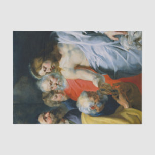 Papel De Seda O Encargo de Cristo a Pedro por Peter Paul Rubens