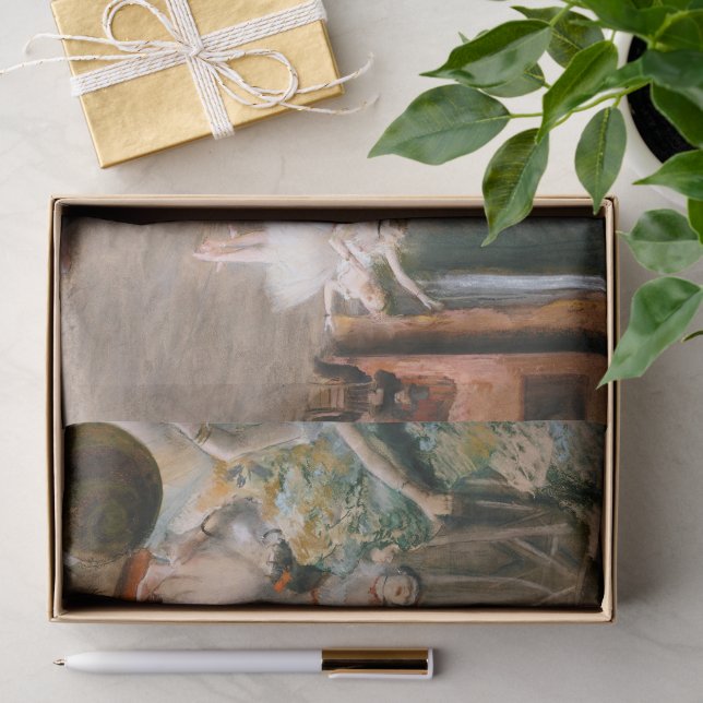 Papel De Seda O Ensaio no Palco de Edgar Degas (Presente)
