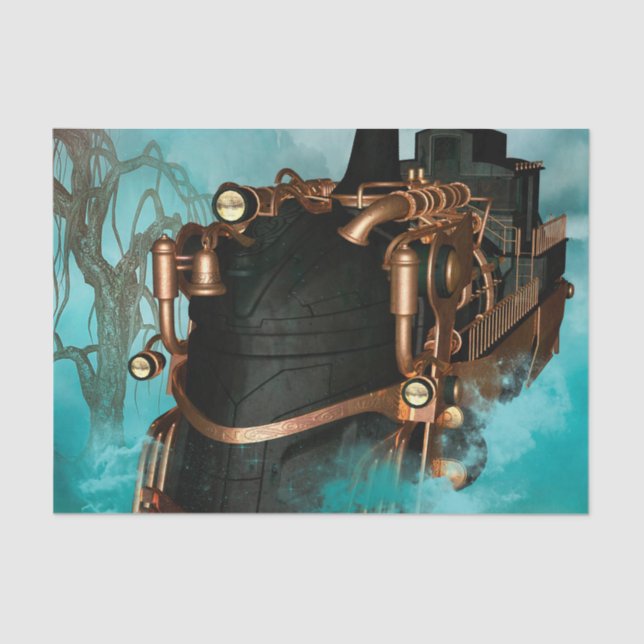 Papel De Seda O espírito do steampunk (Frente )