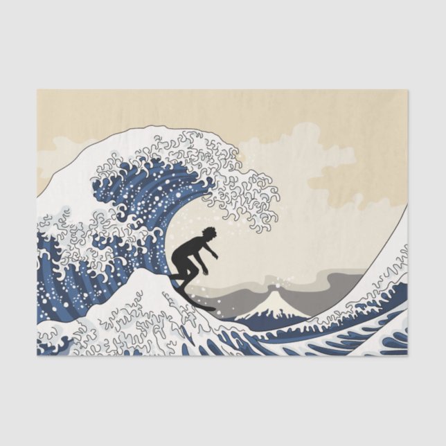 Papel De Seda O Excelente Surfer de Kanagawa (Frente )