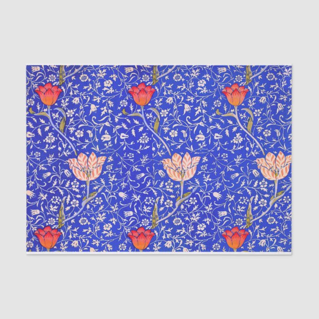 Papel De Seda O famoso padrão Medway de William Morris (Frente )