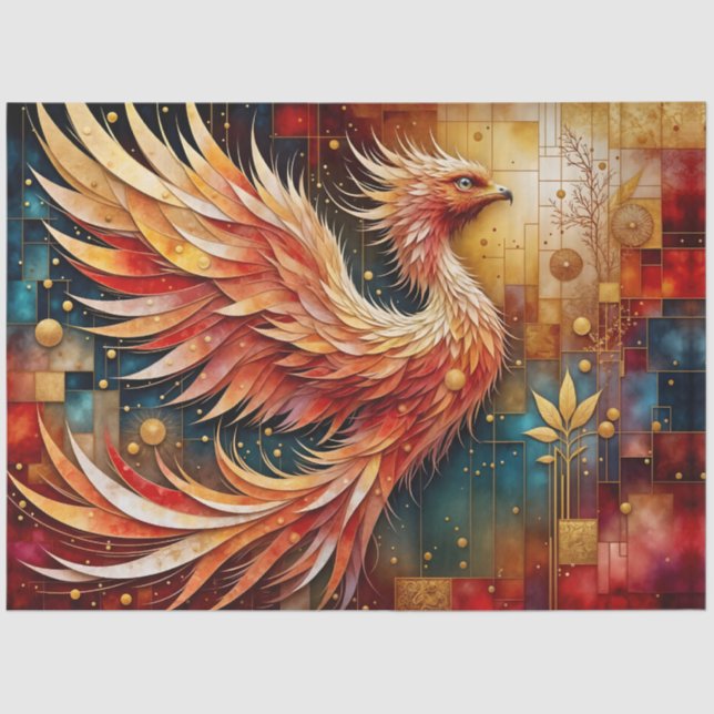 Papel De Seda O Fênix nas Estrelas (Frente )