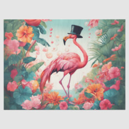 Papel De Seda O Flamingo da Festa Depois