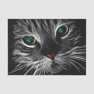Papel De Seda O gato "elétrico"