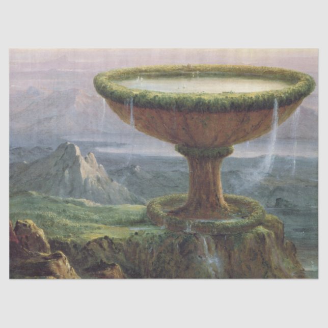 Papel De Seda O Goblet do Titã - Thomas Cole (Frente )