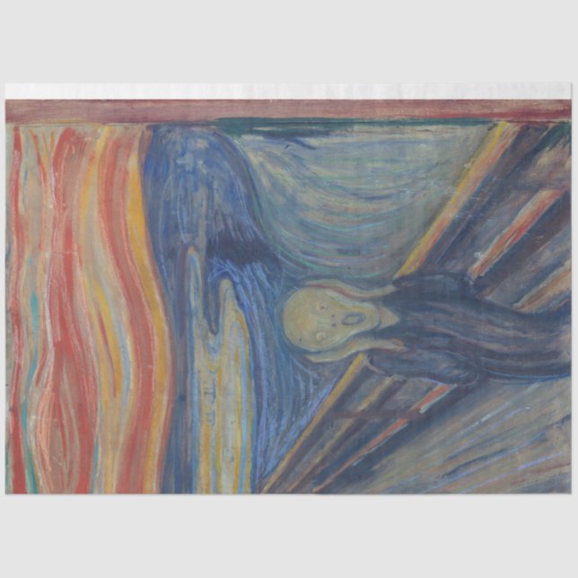 Papel De Seda O Gritar, Edvard Munch (Frente )